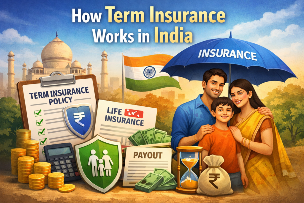 how term insurance works in india