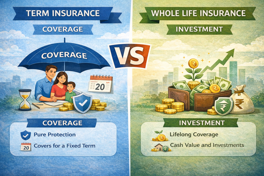 Term Insurance vs Life Insurance