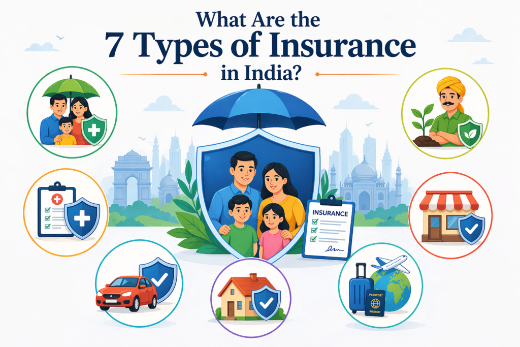 What Are the 7 Types of Insurance in India?