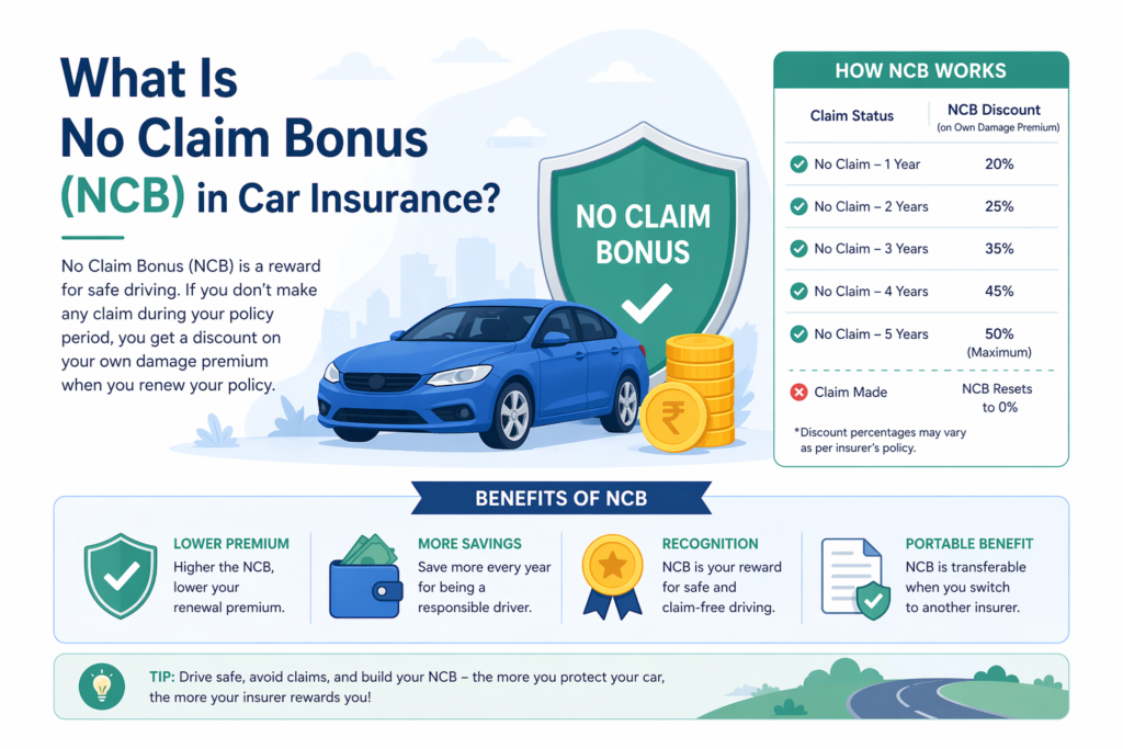 What Is No Claim Bonus (NCB) in Car Insurance