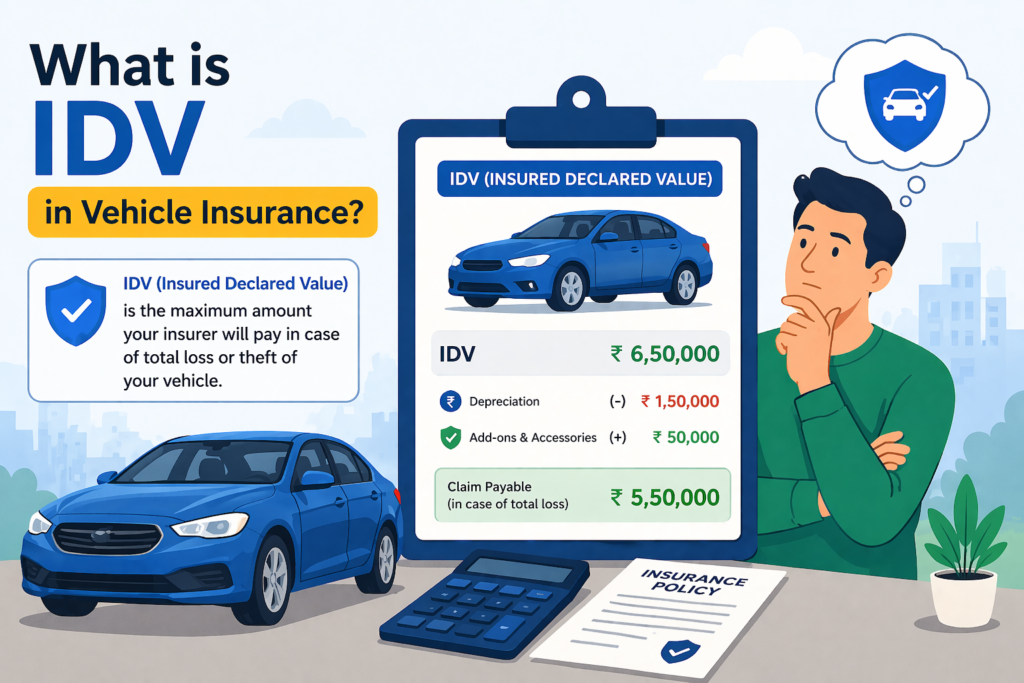 What is IDV in Vehicle Insurance?