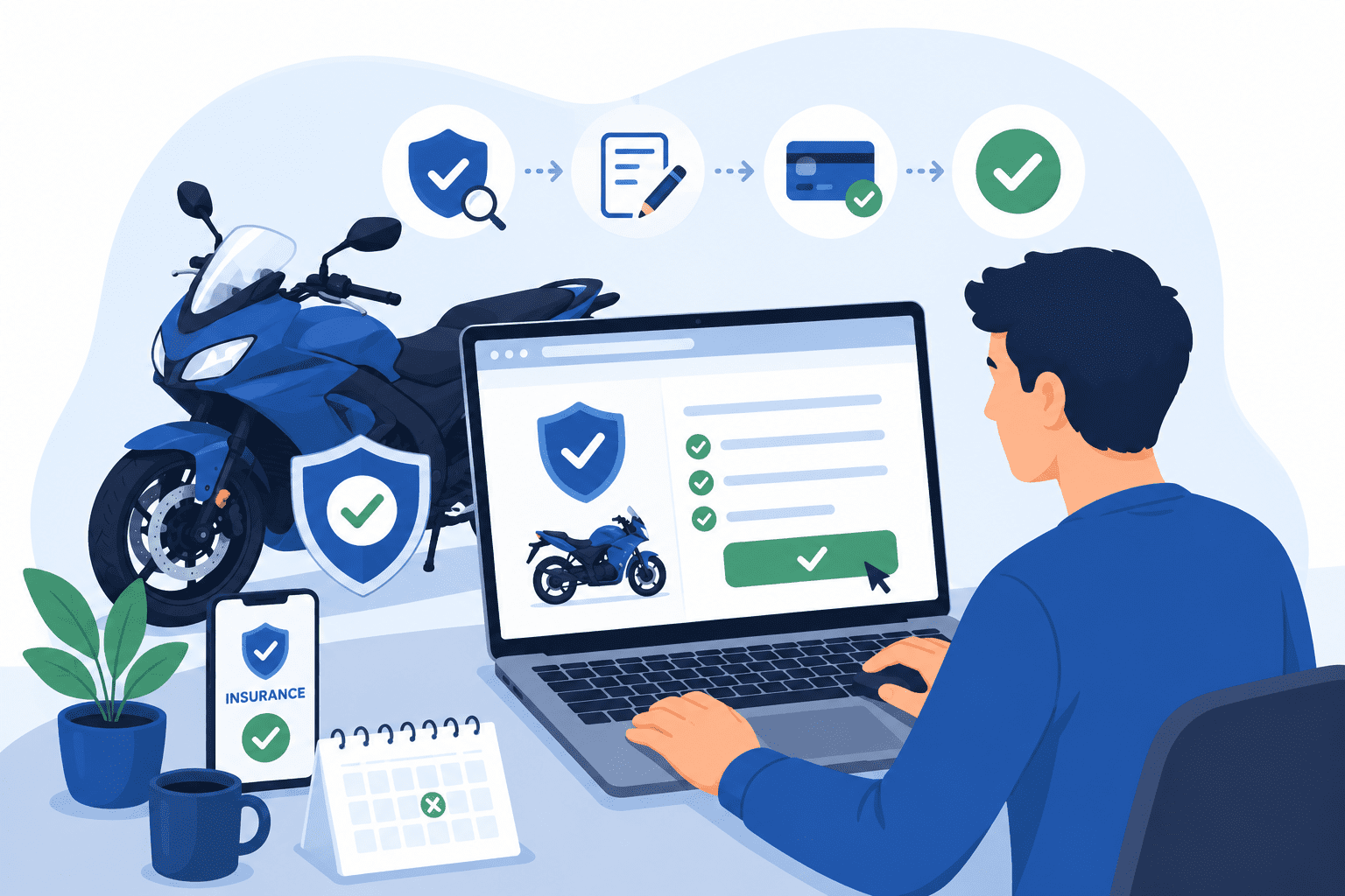 how to renew expired bike insurance online